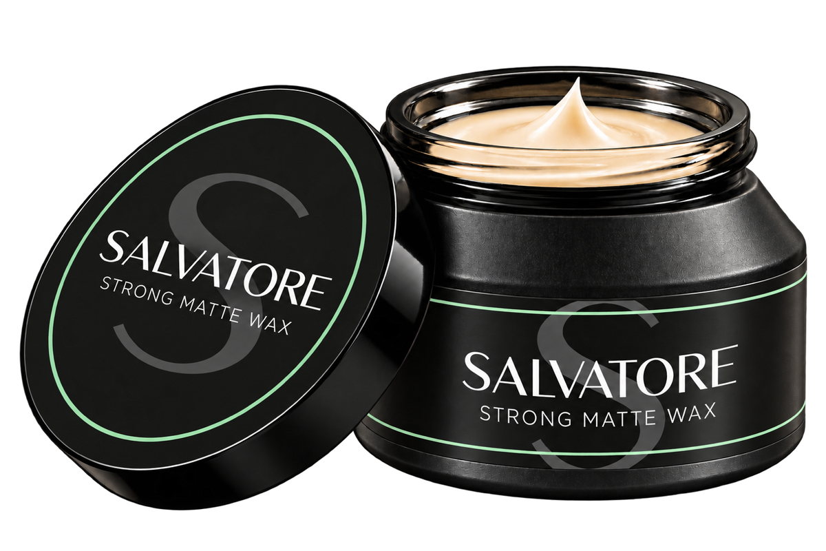 Salvatore Strong Matte Wax – Matte haarwax voor mannen – Sterke hold – 100 ml